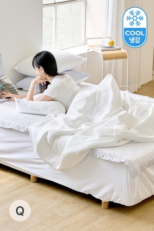 쿨터치 듀얼에어 냉감 차렵이불 1+1 퀸