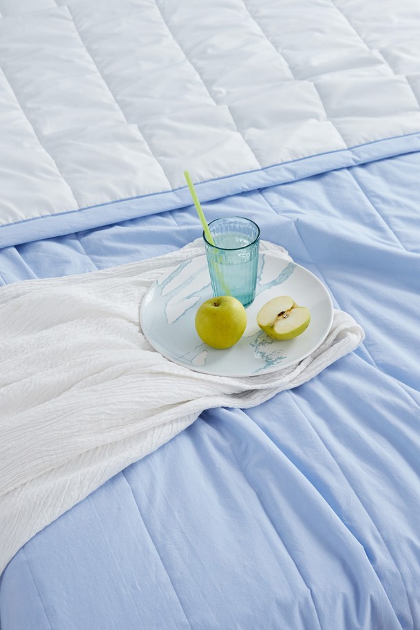 시원함을 선사하는 썸머브리즈 고밀도 냉감 여름 차렵이불 싱글 (블루)입니다. 부드러운 촉감과 얇은 두께로 제작되어 여름철에도 쾌적하게 사용 가능합니다. 고밀도 폴리에스테르 소재를 사용하여 내구성이 뛰어나며, 은은한 블루 컬러의 무지 디자인으로 어떤 침구와도 잘 어울립니다. 싱글 사이즈의 차렵이불로, 가볍고 시원한 잠자리를 경험해 보세요.
