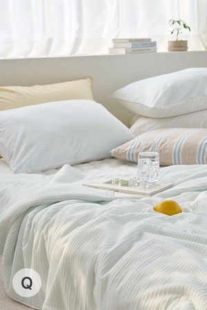 [소프라움앤] 쿨터치2 에어쿨 여름 냉감 차렵이불 퀸