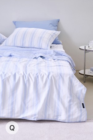 [소프라움앤] 사르르쿨 냉감 차렵이불 퀸(블루)