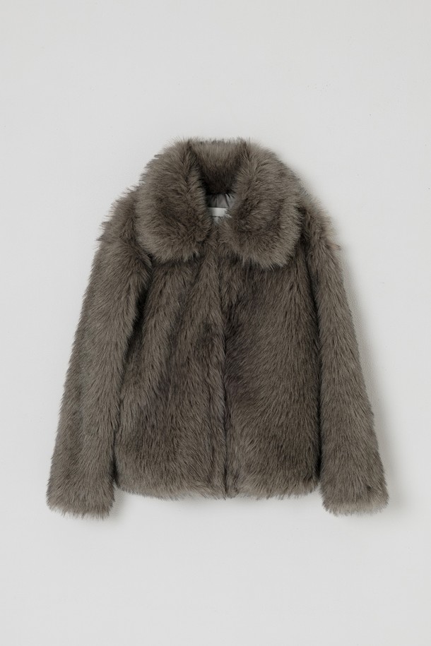 NEBELEVERYWEAR - 자켓 - ECO SOFT FUR JACKET_(2 Color)