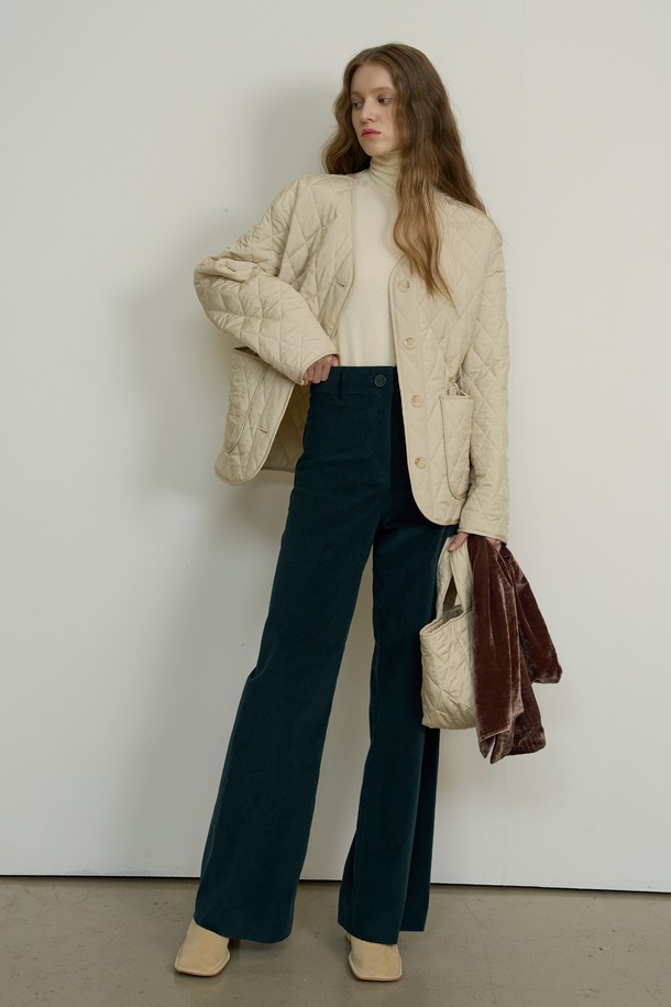 NEBELEVERYWEAR - 롱/미디팬츠 - CORDUROY WIDE PANTS (3COL)