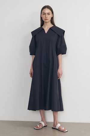 [16차 재입고] SAILOR COLLAR DRESS_NAVY