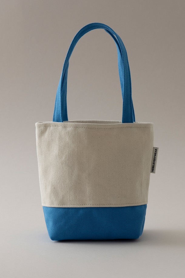 NEBELEVERYWEAR - 토트백 - Canvas mini tote bag_blue