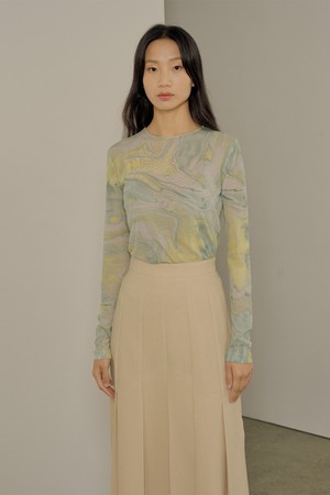 Marble long sleeves_green