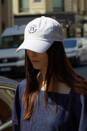 Logo ball cap_white