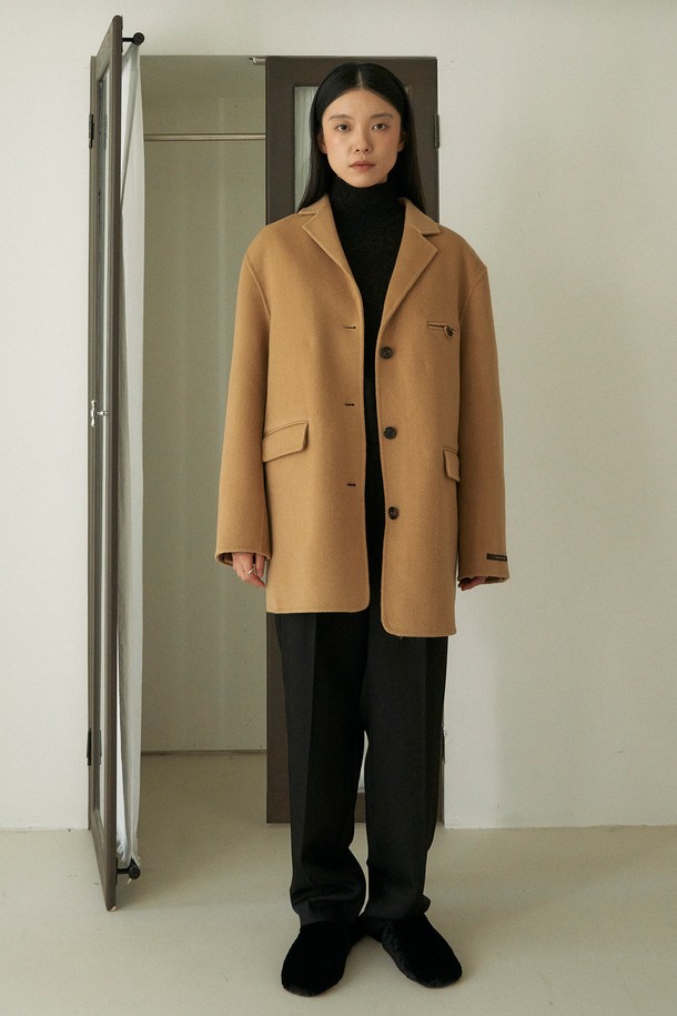 NEBELEVERYWEAR - 코트 - Single Blazer Handmade Coat_Camel