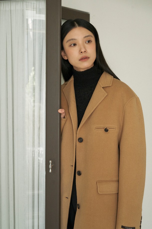 NEBELEVERYWEAR - 코트 - Single Blazer Handmade Coat_Camel