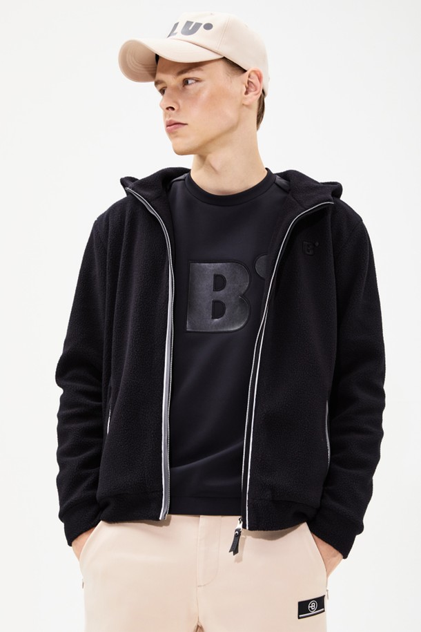 BLUDOT - 점퍼 - [BLUDOT] FLEECE HOOD ZIP-UP