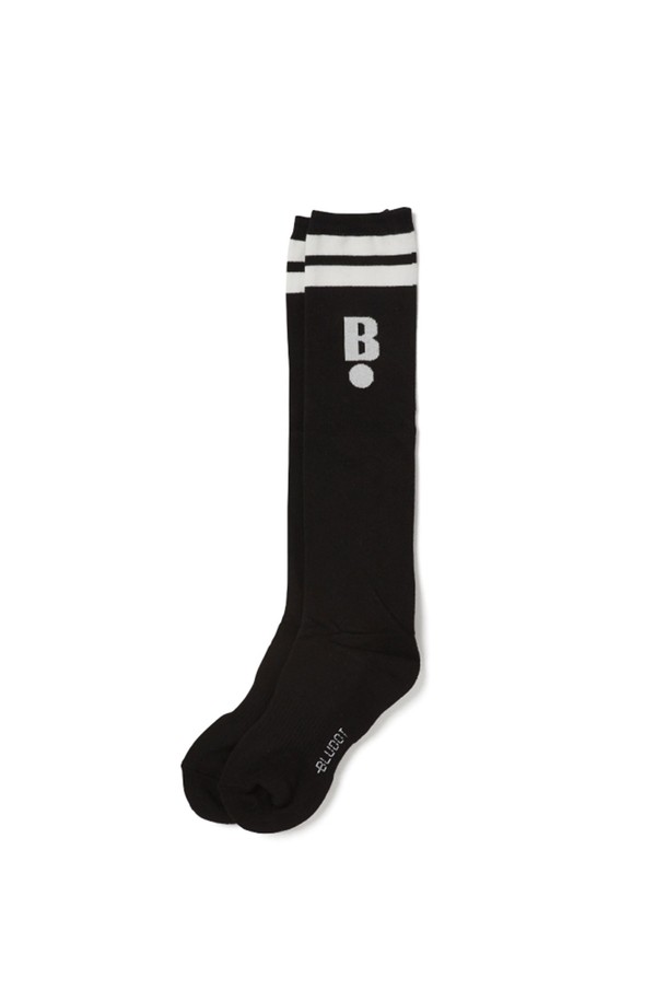 BLUDOT - 양말 - [BLUDOT] B-DOT KNEE-SOCKS_BK