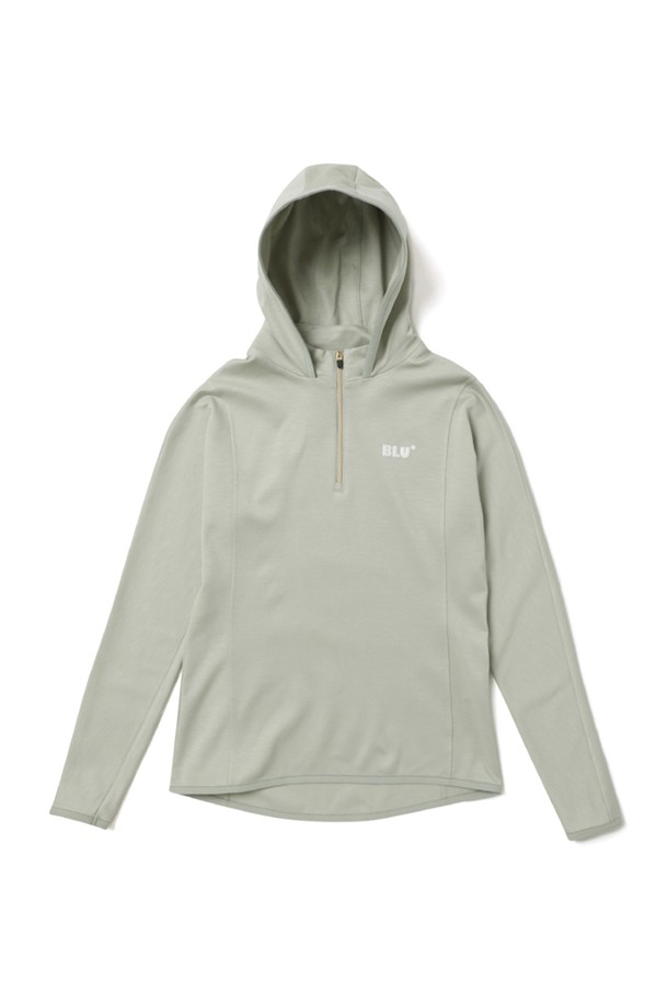 BLUDOT - 긴소매 티셔츠 - [BLUDOT] ROUNDING HOODIE