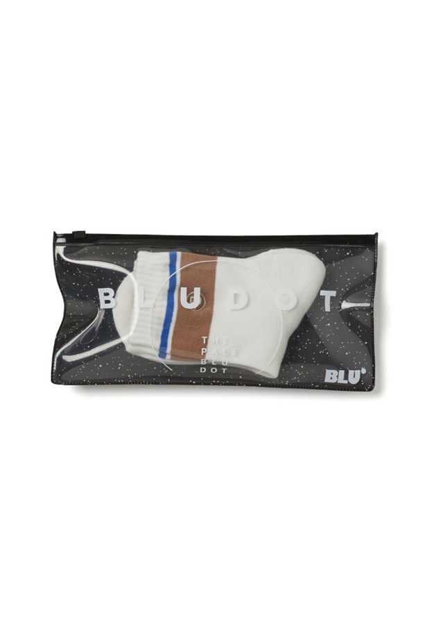 BLUDOT - 양말 - [BLUDOT] DASH B POINT SOCKS_WH