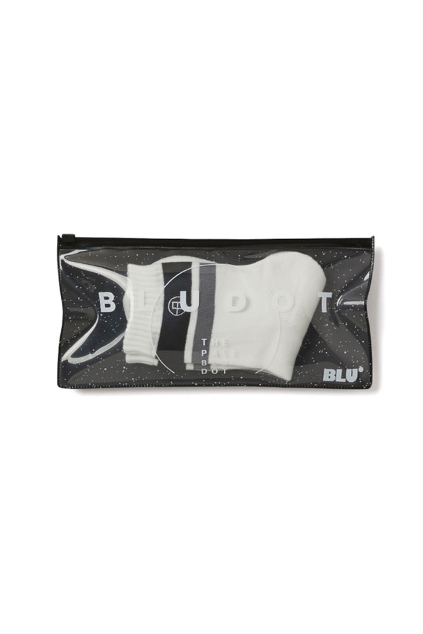 BLUDOT - 양말 - [BLUDOT] DASH B MODERN SOCKS_WH