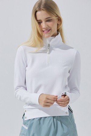 [BLUDOT][1차리오더] 하프집업 볼륨 티셔츠 Plus