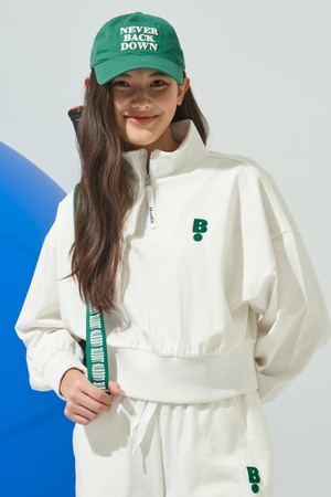 [BLUDOT] 오버핏 하프집업 맨투맨