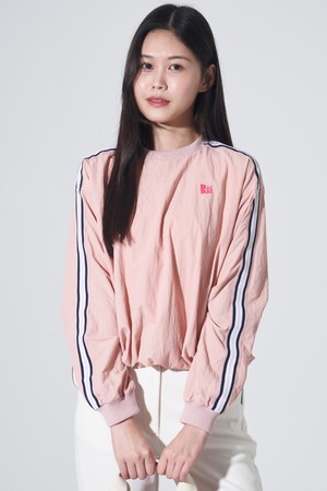 [BLUDOT] 볼륨 셔링 스포츠 블라우스