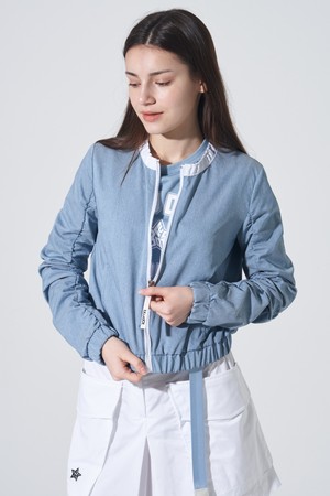 [BLUDOT] 테이프 포인트 셔링 자켓