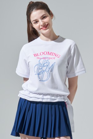 [BLUDOT] 테이프 포인트 라운드넥 티셔츠