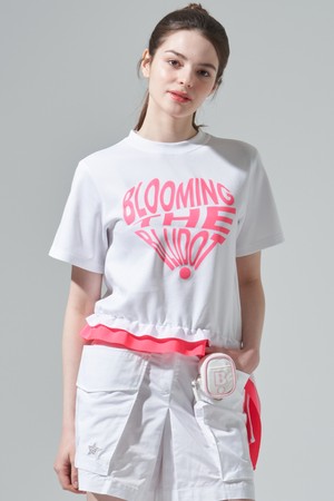 [BLUDOT] 하트 아트워크 프린팅 티셔츠