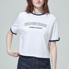[BLUDOT][CASUAL LINE] 쇼피스 아트워크 포인트 링거 티셔츠-a