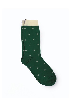 [BLUDOT] 그린 도트 양말_GN_GREEN-a