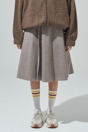 [BLUDOT] 레이어드 레인 스커트