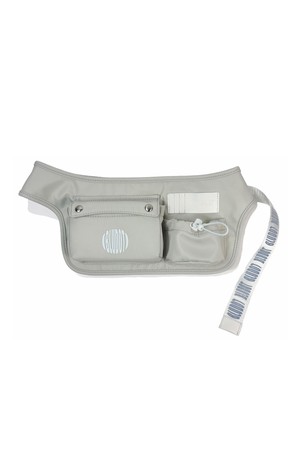 [BLUDOT][3차리오더] 볼륨 로고 힙색 Plus_GREY-a