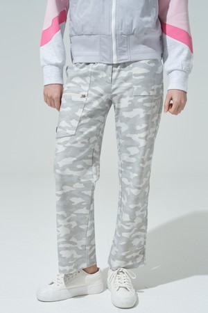 [BLUDOT] 카모플라쥬 패턴 와이드핏 팬츠_IV_IVORY-a