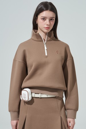 [BLUDOT] 루즈핏 오버사이즈 하프집업 풀오버