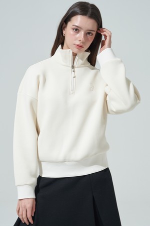 [BLUDOT] 루즈핏 오버사이즈 하프집업 풀오버