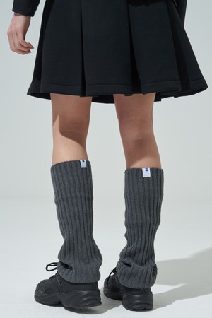 [BLUDOT] 울 블렌드 니트 레그워머