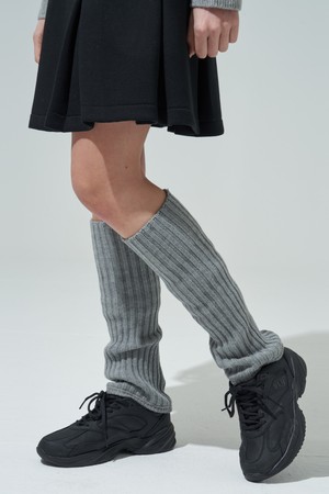 [BLUDOT] 울 블렌드 니트 레그워머