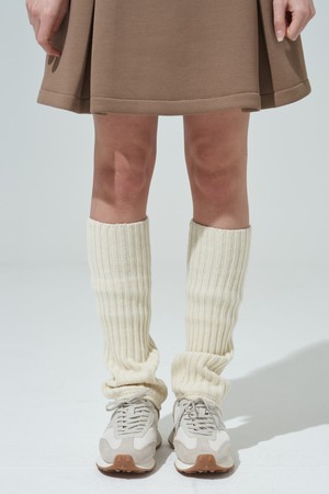 [BLUDOT] 울 블렌드 니트 레그워머