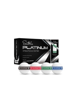 세인트나인 플래티넘 3피스 4컬러 리미티드 컬렉션 고반발 저압축 골프공 12구_WHITE-a