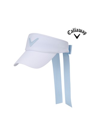 캘러웨이 우먼스 블리스 바이저 여성용 골프모자 화이트/블루_BLUE-a