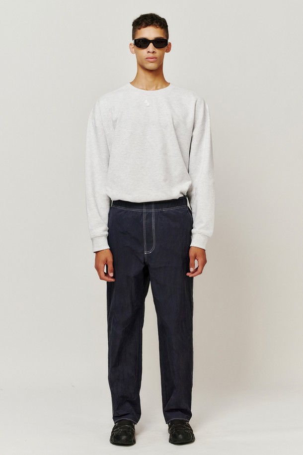 BDDN - 남성 하의 - [BDDN]Nylon Loose-fit Pants_Navy