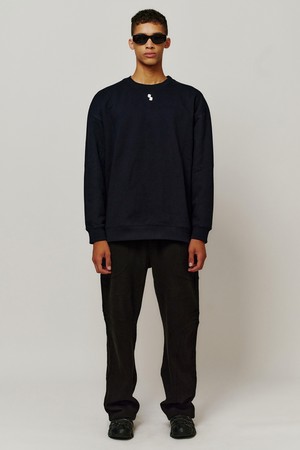 [BDDN] Symbol Loose-fit Sweatshirt_Navy