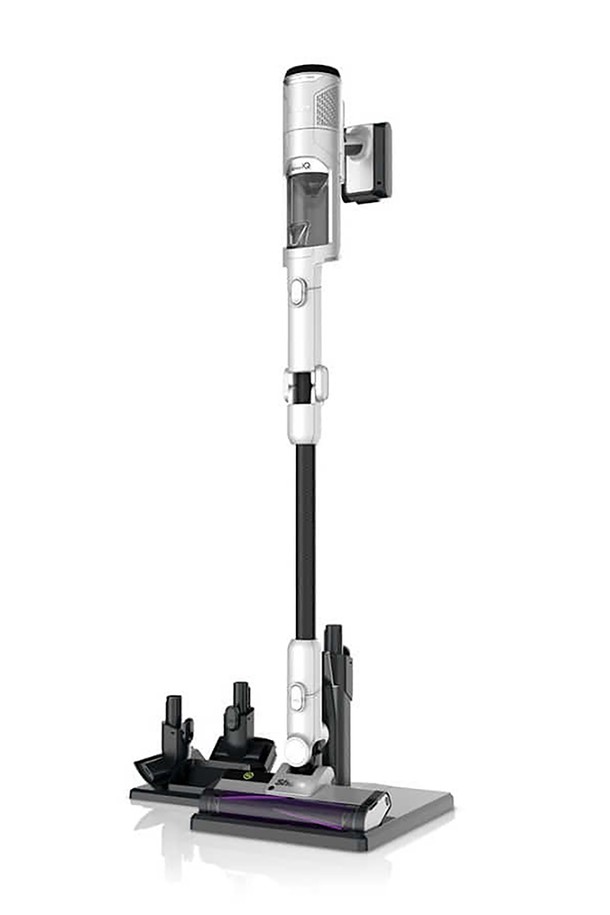 샤크 디텍트 무선청소기 IW2241KR은 라이트그레이 색상으로, 3000mAh 배터리를 장착하여 최대 42분(핸디모드, 에코모드 기준) 사용 가능하며, 하이브리드 파워클린 브러시, FLEX 기능, Edge Sensor 등을 통해 강력하고 편리한 청소 경험을 제공합니다. IQ모드/부스트모드/에코모드 등 3가지 모드를 지원하며, 미니모터헤드, 틈새용 노즐, 브러시, 멀티 노즐, 이불용 노즐 등 다양한 구성품으로 일반 바닥, 카펫, 침구류, 틈새, 이불/소파 청소까지 폭넓게 활용할 수 있습니다. 2.2kg의 가벼운 무게와 1068*260*316(mm) 크기로, 무선 스틱 및 핸디형으로 분리하여 더욱 편리하게 사용할 수 있습니다.
