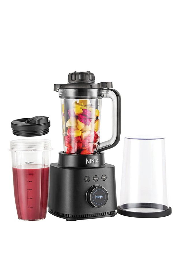 닌자 Quiet IQ 저소음 고속 블렌더 QX201KR은 700ml 용량의 저소음 블렌더로, 최대 60dB의 소음으로 조용하게 사용할 수 있습니다. BLDC 모터와 하이브리드 엣지 블레이드를 통해 스무디, 소스, 수프 등 다양한 요리를 간편하게 만들 수 있으며, 자동 재료 감지 및 자동 블렌딩 프로그램을 지원합니다. 디지털 디스플레이와 사운드 실드, 그리고 700ml 싱글컵과 드리즐 뚜껑으로 구성되어 편리한 사용성을 제공합니다.
