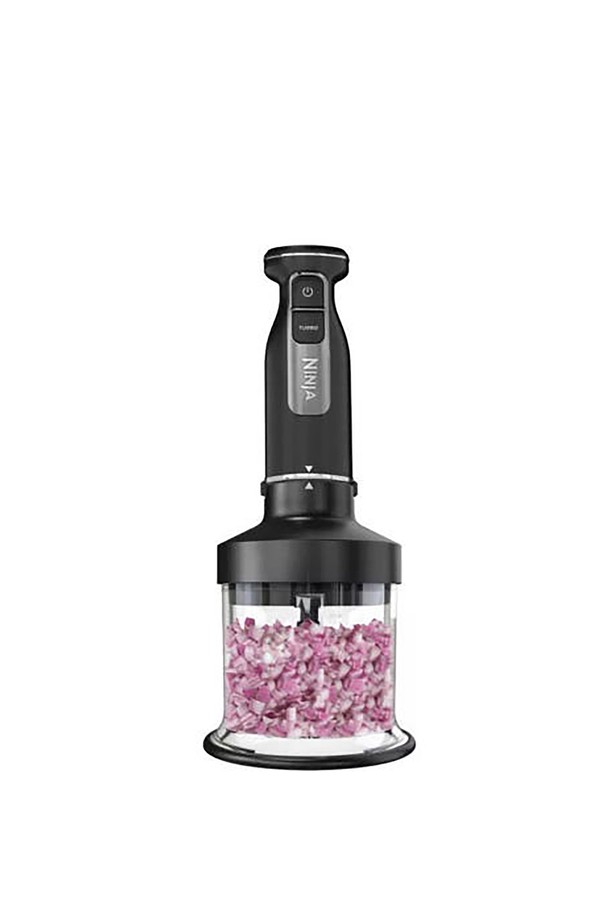 [SharkNinja] 닌자 푸디 파워 초퍼 CI1001KR은 분쇄, 다지기, 블렌딩 기능을 갖춘 주방가전입니다. 강력한 850W 모터와 2단계 속도 조절 및 터보 모드를 지원하여 마늘, 고기, 견과류, 건어물 등 다양한 식재료를 간편하게 손질할 수 있습니다. 스마트 토크 기술로 안정적인 작동과 일정한 블렌딩 속도를 유지하며, 파워 베이스 모터 유닛, 다지기 용기, 보관용 뚜껑 등 다양한 구성품을 제공합니다.
