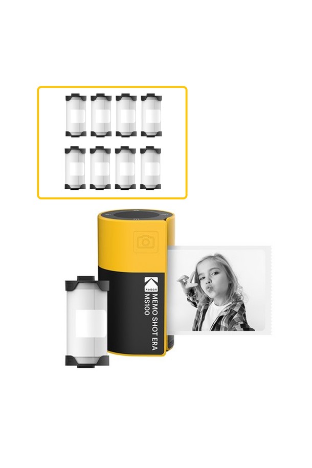 코닥 메모샷 ERA+카트리지 10롤은 사진 촬영, 인화, 메모 기능, 편집 기능, 재촬영을 지원하는 다기능 제품입니다. 화이트와 옐로우 두 가지 색상으로 제공되며, 플라스틱 소재의 미디엄 사이즈로 휴대와 사용이 간편합니다. LCD 디스플레이, 원터치 카트리지 교체, 블루투스 및 USB Type-C 연결을 지원하는 휴대용 디자인이 특징입니다. 300dpi의 고해상도 인쇄가 가능하며, 전용 앱을 지원하고 무잉크 열전사 방식과 FSC 인증 패키지를 사용하여 실용성과 환경 보호를 동시에 잡았습니다. 라벨링, 사진 인화, 메모 등 다양한 용도로 활용할 수 있습니다.
