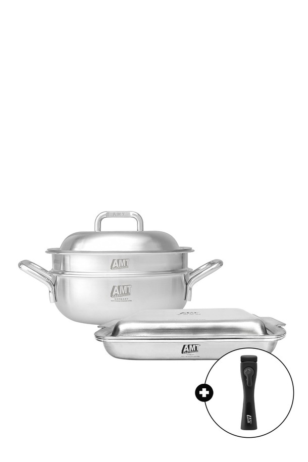 AMT 스텐 2종 세트는 스테인리스 스틸과 알루미늄으로 제작되어 내구성과 내식성이 뛰어납니다. 사각 컴바인팬과 멀티쿠커 22로 구성되어 있으며, 무수분/저수분 조리, 스팀 순환 기능을 통해 더욱 건강하고 맛있는 요리가 가능합니다. 통 5중 구조, 이음새 없는 스팟 용접, 내부 계량 눈금 등의 특징으로 편리함을 더했으며, 가스레인지, 핫플레이트, 전기레인지, 인덕션, 할로겐, 오븐 등 다양한 열원에서 사용 가능합니다. 국물 요리, 조림, 튀김 등 다용도로 활용할 수 있으며, 식기세척기 사용이 가능하여 편리하게 관리할 수 있습니다. 추가로 굿핸즈 멀티 손잡이 1P를 사은품으로 증정합니다.
