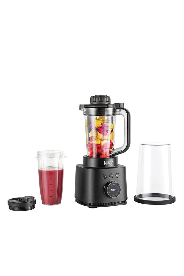 닌자 Quiet IQ 저소음 고속 블렌더 QX201KR은 700ml 용량의 저소음 블렌더로, 최대 60dB의 소음으로 조용하게 사용할 수 있습니다. BLDC 모터와 하이브리드 엣지 블레이드를 통해 스무디, 소스, 수프 등 다양한 요리를 간편하게 만들 수 있으며, 자동 재료 감지 및 자동 블렌딩 프로그램을 지원합니다. 디지털 디스플레이와 사운드 실드, 그리고 700ml 싱글컵과 드리즐 뚜껑으로 구성되어 편리한 사용성을 제공합니다.
