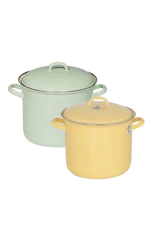 리스 번트 법랑 양수냄비 2종세트(20(H),22(H)cm)