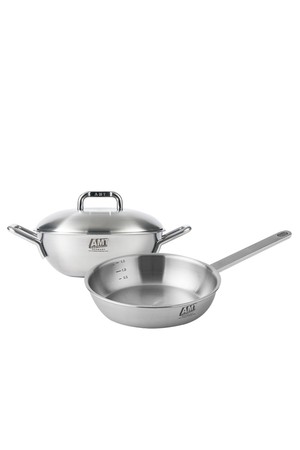 AMT 316TI 스텐 2종세트(소테팬22cm,양수웍22cm)