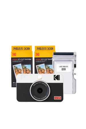 코닥 미니샷2 레트로 즉석 카메라+카트리지 38매 (화이트)