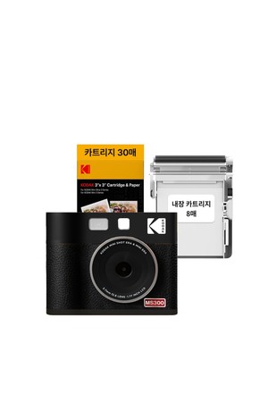 코닥 미니샷3 ERA 즉석 카메라+카트리지 38매 (블랙)