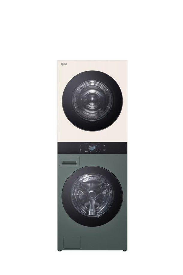 LG 트롬 AI 오브제컬렉션 워시타워 25/25kg 1등급 WA2525GEZF는 세탁 25kg, 건조 25kg 용량의 세탁건조기입니다. AI DD X6 모션 기술과 듀얼 트루스팀 기능을 통해 더욱 깨끗하고 효율적인 세탁 및 건조를 제공합니다. 7인치 와이드 LCD 디스플레이, 자동 세제량 투입, AI 맞춤 코스 등 편리한 기능을 갖췄으며, 네이처 네이비, 네이처 그린, 네이처 크림 그레이, 네이처 베이지, 네이처 에센스화이트, 스페이스 블랙 색상으로 출시됩니다. 1등급 에너지 효율과 99.999% 살균력으로 더욱 안심하고 사용할 수 있습니다. 제품 크기는 가로 700mm, 세로 830mm, 높이 1,890mm이며 무게는 164kg입니다.
