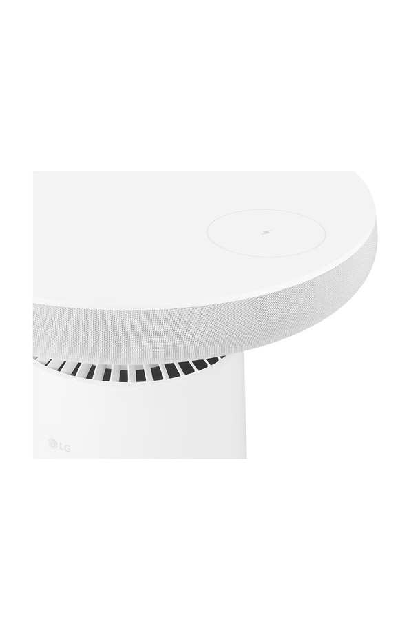 LG 퓨리케어 오브제컬렉션 에어로스피커 AS065SWHA는 19.8㎡의 넓은 공간을 깨끗하게 해주는 공기청정기로, 360° 공기청정, UV 팬살균, PM1.0 센서, 4단계 청정도 표시등을 갖췄습니다. 에센스 화이트 색상의 세련된 디자인에 30W 스피커, 2Way 스테레오, 무선 충전, 무드등, AI 맞춤 운전, Wi-Fi 지원, ThinQ 스마트 기능을 더해 편리함을 높였습니다. BAF, CA 인증을 획득한 에어로 공기청정 V필터, 6단계 운전 모드, 필터 교체 알림, 저소음 설계로 쾌적한 실내 환경을 유지할 수 있습니다.
