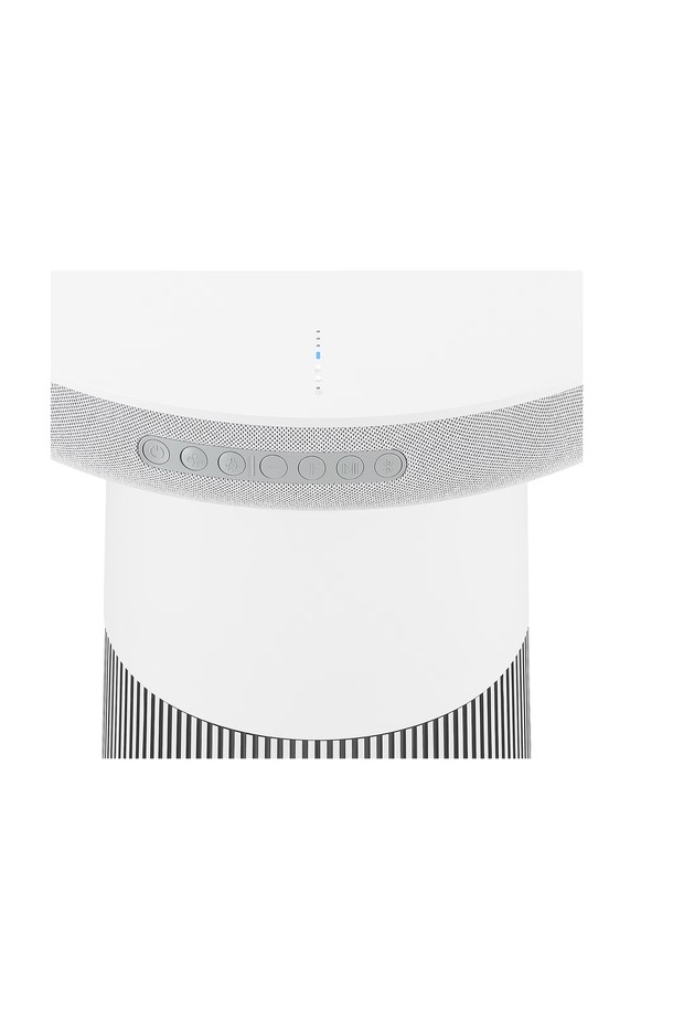 LG 퓨리케어 오브제컬렉션 에어로스피커 AS065SWHA는 19.8㎡의 넓은 공간을 깨끗하게 해주는 공기청정기로, 360° 공기청정, UV 팬살균, PM1.0 센서, 4단계 청정도 표시등을 갖췄습니다. 에센스 화이트 색상의 세련된 디자인에 30W 스피커, 2Way 스테레오, 무선 충전, 무드등, AI 맞춤 운전, Wi-Fi 지원, ThinQ 스마트 기능을 더해 편리함을 높였습니다. BAF, CA 인증을 획득한 에어로 공기청정 V필터, 6단계 운전 모드, 필터 교체 알림, 저소음 설계로 쾌적한 실내 환경을 유지할 수 있습니다.
